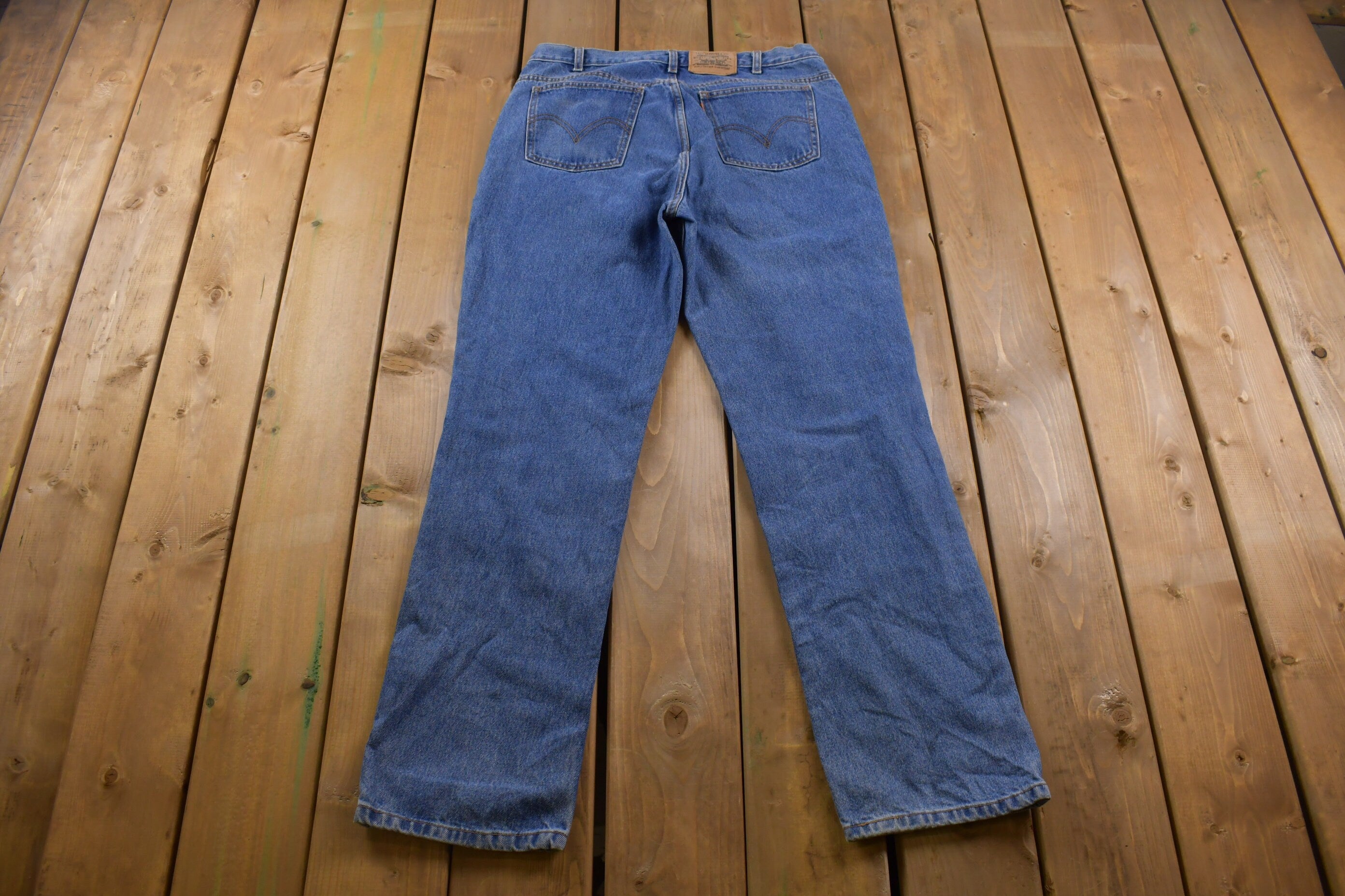 Vintage 1990s Levi's Orange Tab Blue Jeans Size 34 x 32