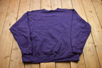 Vintage 1990s Blank Purple Club Monaco Crewneck Sweatshirt