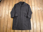 Vintage 1980s Wool Full Length Over Coat