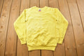 Vintage 1990s Yellow Fruit Of The Loom Blank Crewneck Sweatshirt