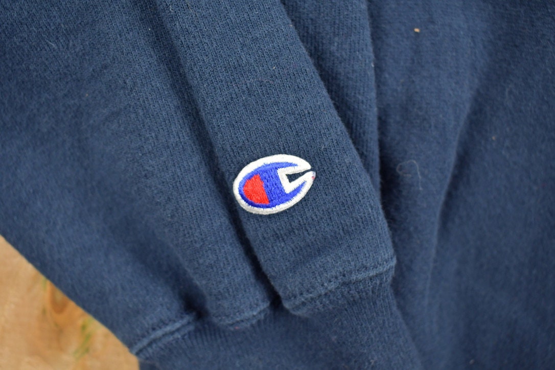 Vintage 1990s University of Michigan Embroidered Champion Crewneck Sweatshirt