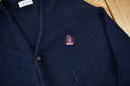 Vintage 1980s IZOD Knit Cardigan Sweater