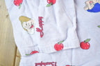 Vintage 1990s Snow White Disney AOP Sleepwear Button Up Shirt Size Mens L