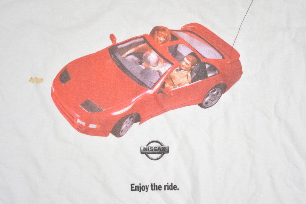 Vintage 1990s Nissan GI Joe Barbie Graphic T-Shirt