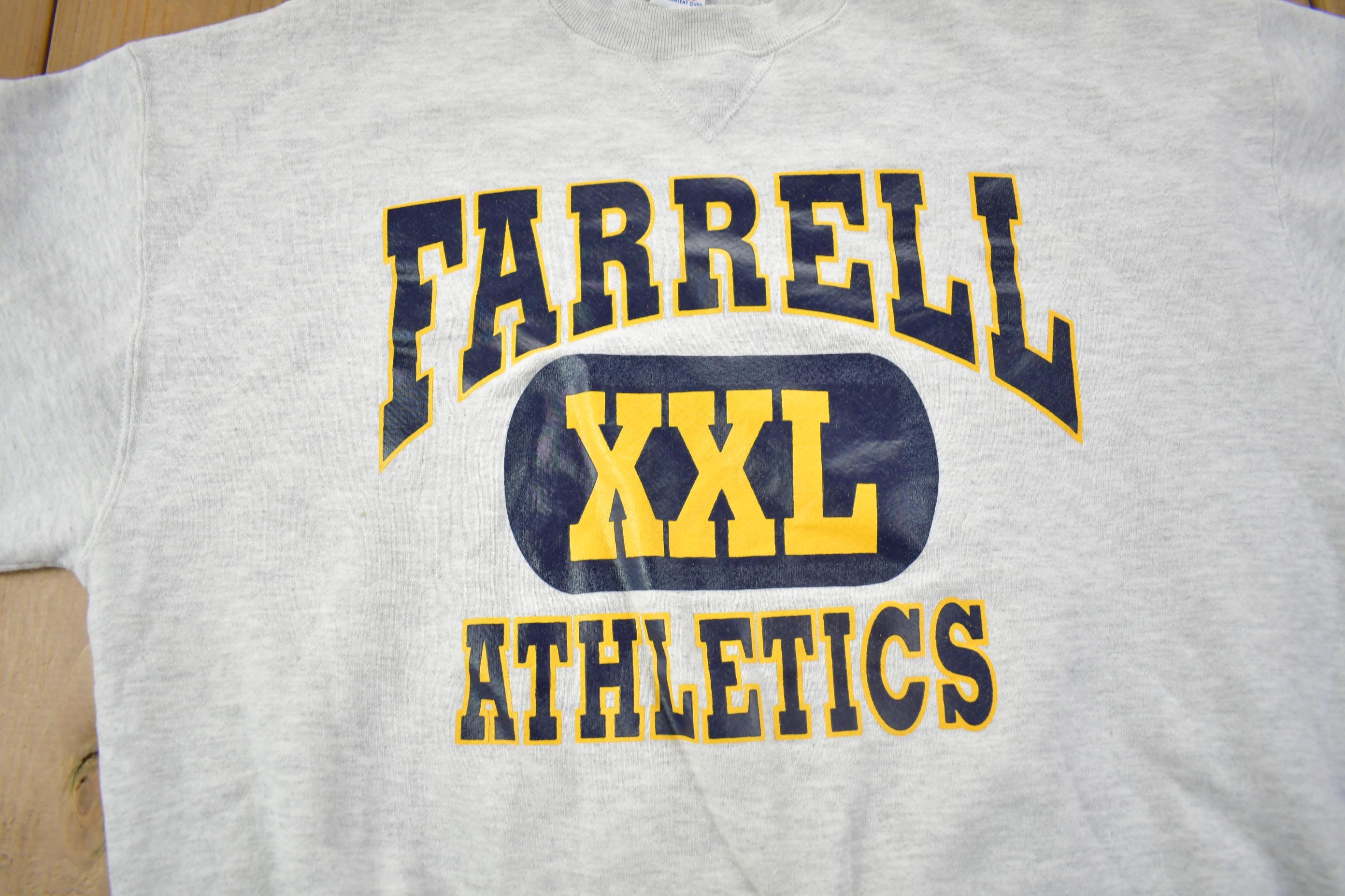 Vintage 1990s Farrell Athletics Russell Athletics Crewneck Sweatshirt Made In USA