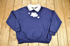 Vintage 1990s Heart Graphic Cute Crewneck Sweater