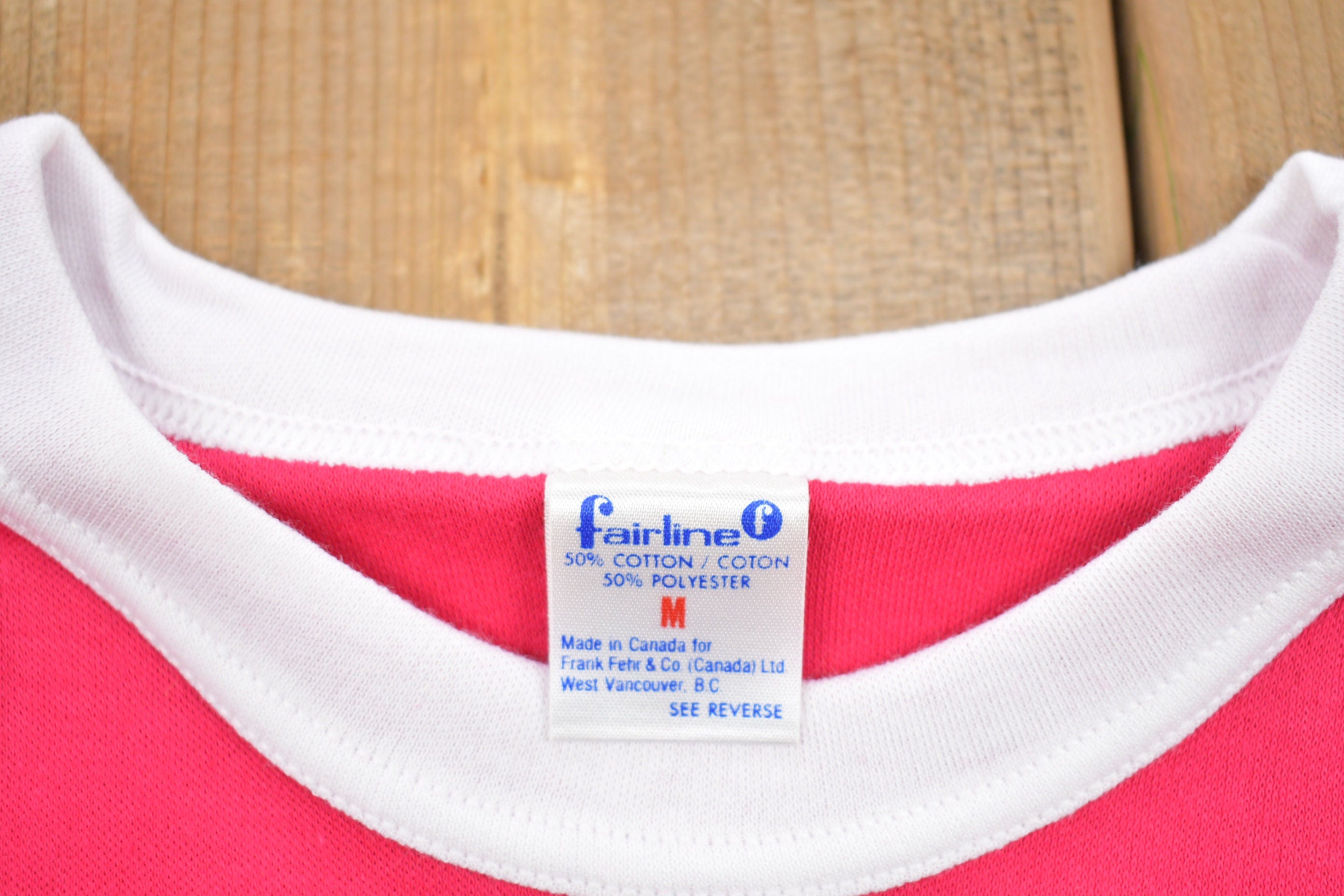 Vintage 1970s Pink Striped T-Shirt Dress