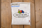 Vintage 1980s Fruit Of The White T-Shirt Deadstock