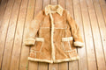 Vintage 1980s Shearling Leather Jacket