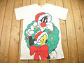 Vintage 1994 Looney Tunes Christmas Cartoon Pajama T-Shirt