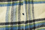 Vintage 1980s Lined Flannel Shirt Jacket Men's Large /