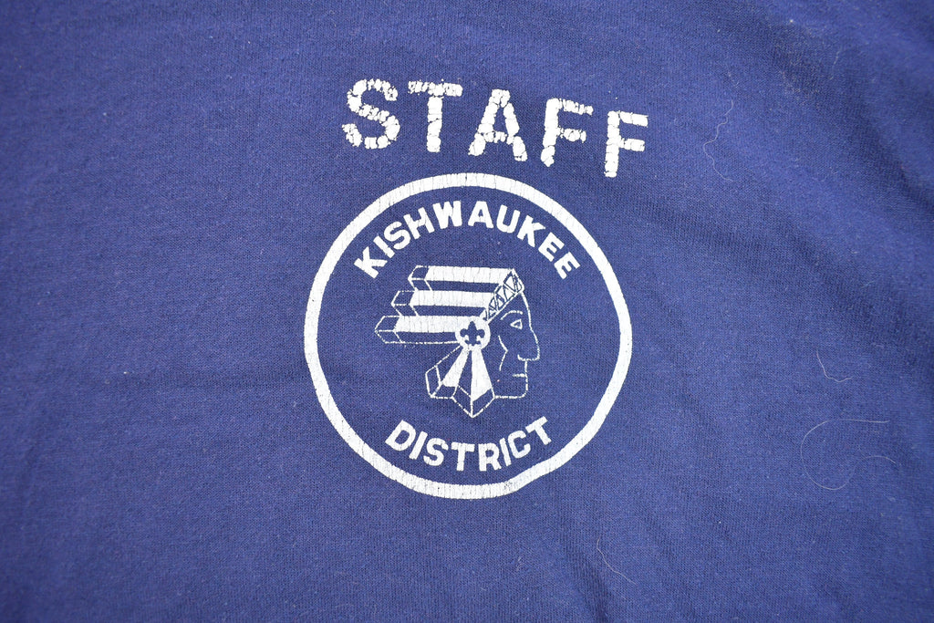 Vintage 1990s Kishwaukee Illinois Event Staff Graphic T Shirt