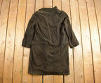 Vintage 1980's Simpsons Fur Lined Suede Coat