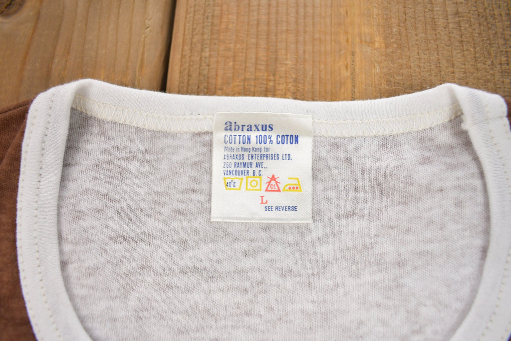 Vintage 1990s Three-tone Brown Gradient Graphic T Shirt