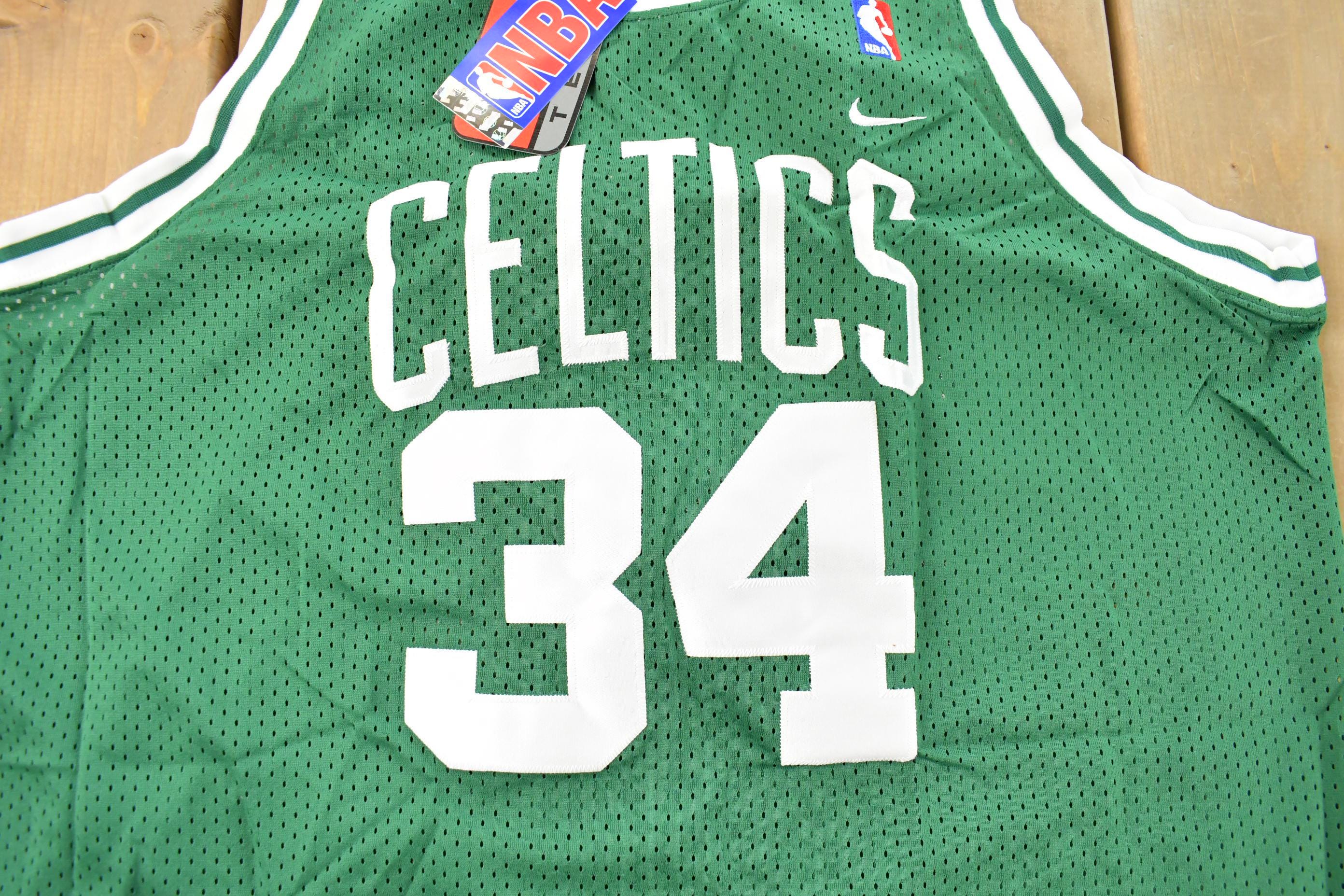 Vintage 2000s Deadstock Paul Pierce Boston Celtics #34 Nike Team Jersey Men's XL