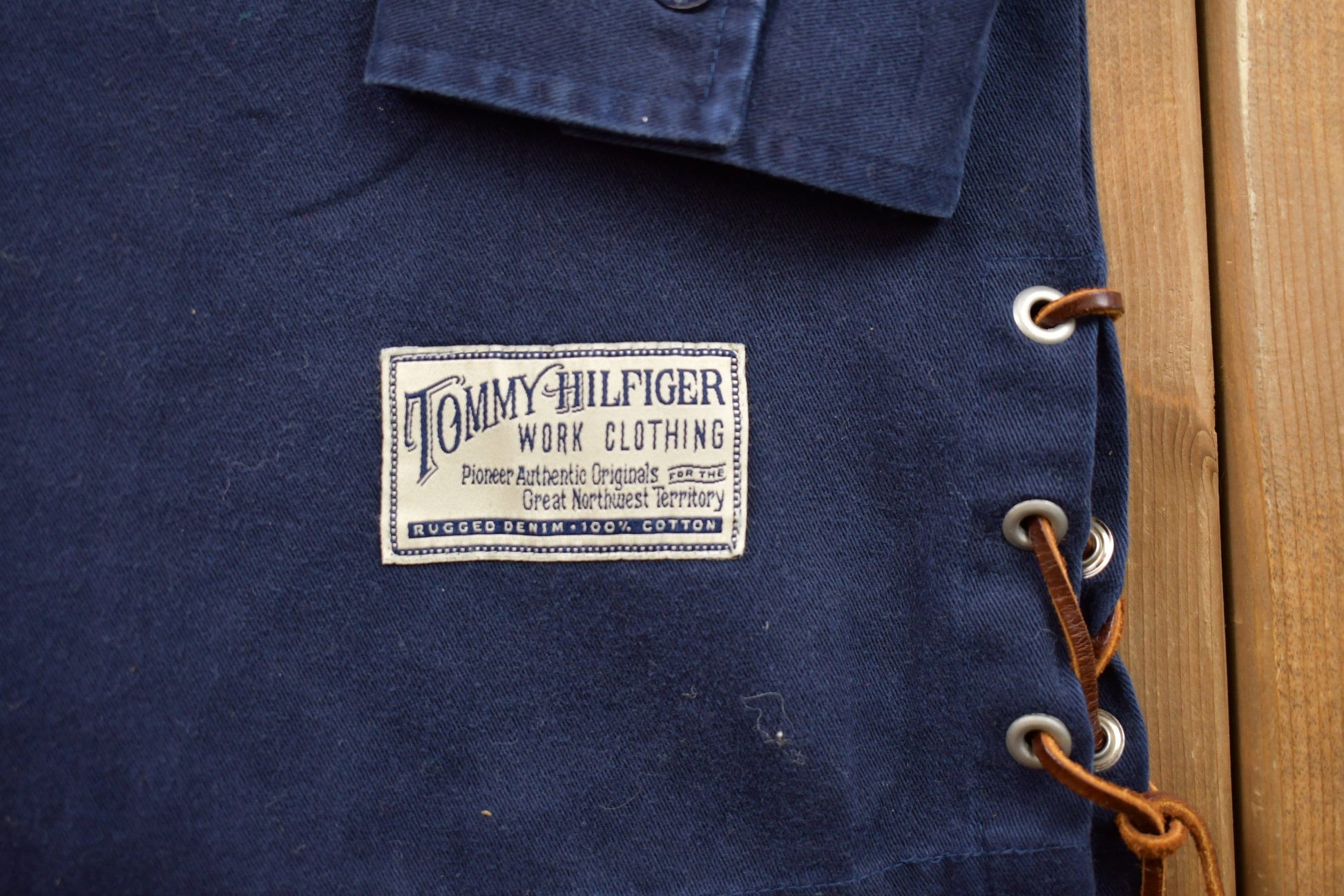 Vintage 1990s Tommy Hilfiger Blank Over Shirt