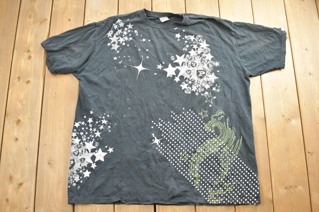 Vintage 1990s Phat Farm Graphic Multi Logo T-Shirt