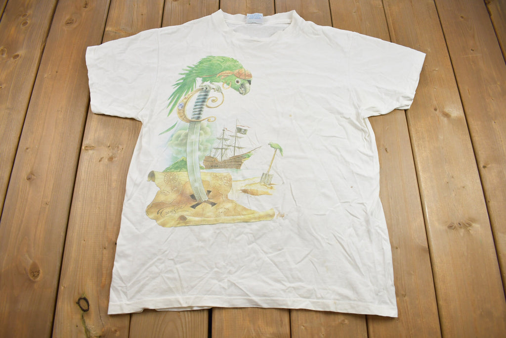 Vintage 1991 Caribbean Soul Travel Graphic T Shirt