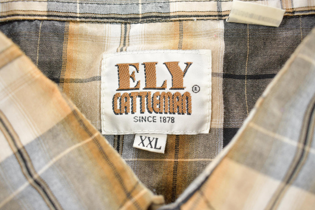Vintage 1990s Plaid Button Up Flannel Shirt