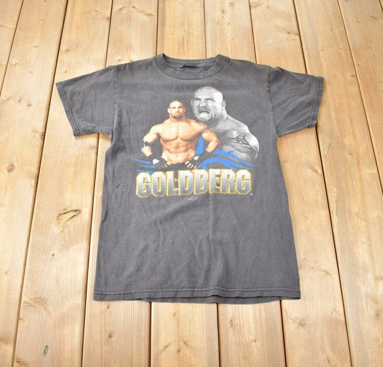 Vintage 2000s Bill Goldberg WCW Wrestling Graphic T Shirt
