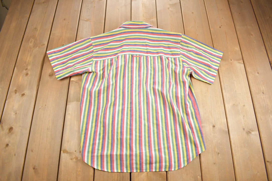 Vintage 1990s Lindsay Blake Colorful Button up