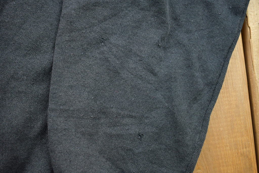 Vintage 1990s Blank Black Crewneck Sweatshirt