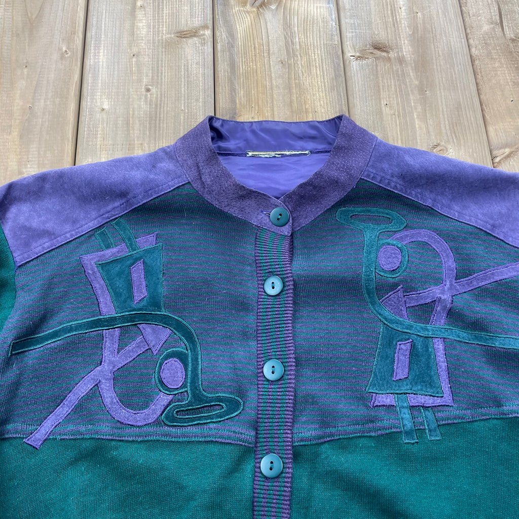 Vintage Abstract Knitted Sweater