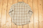 Vintage 1990s Pendleton Plaid Lined Flannel Button Up Shirt Women's S