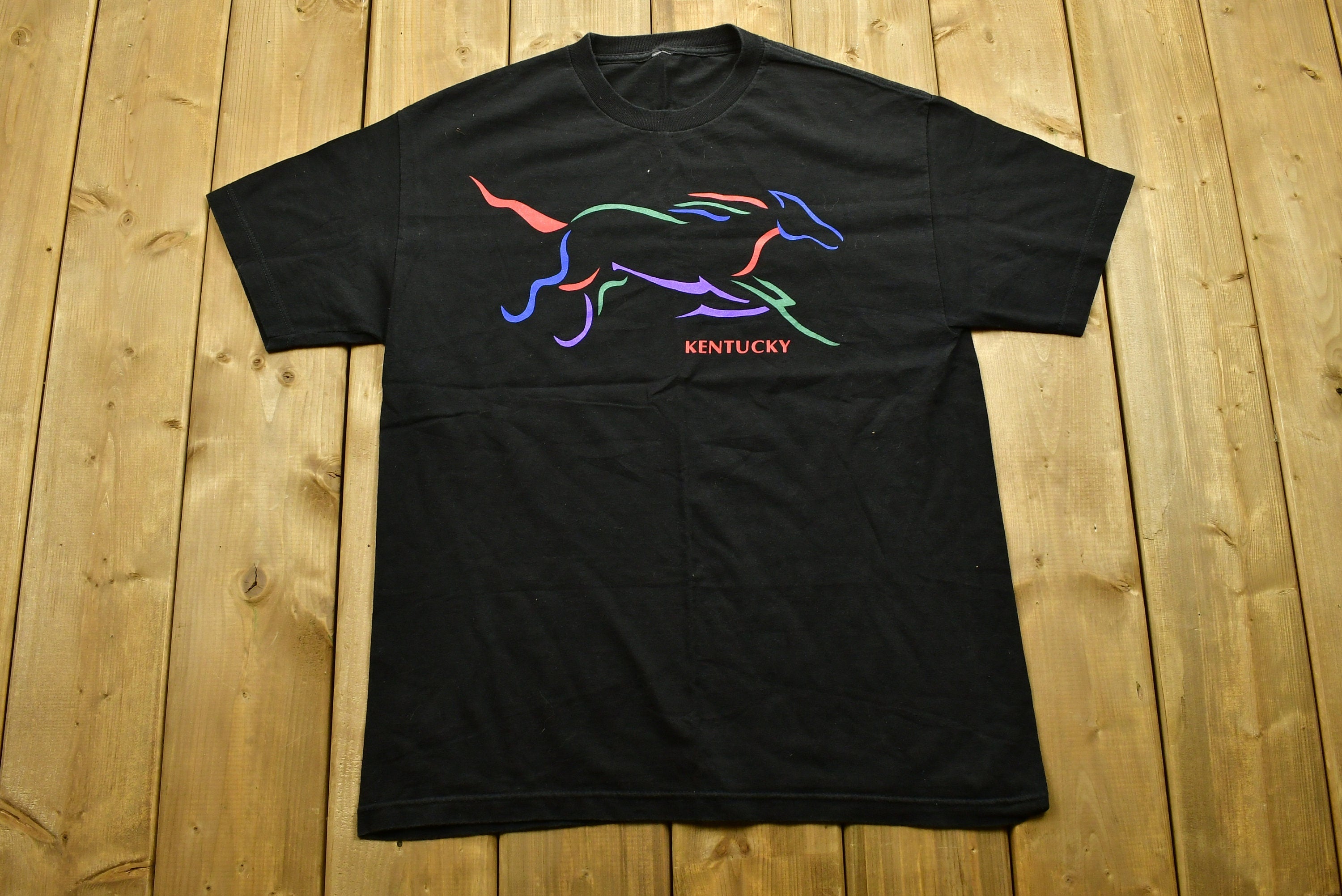 Vintage 90s Kentucky Horse Graphic T Shirt