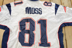 Vintage 2000s Randy Moss New England Patriots Reebok NFL On Field Stitched Jersey Men's XL