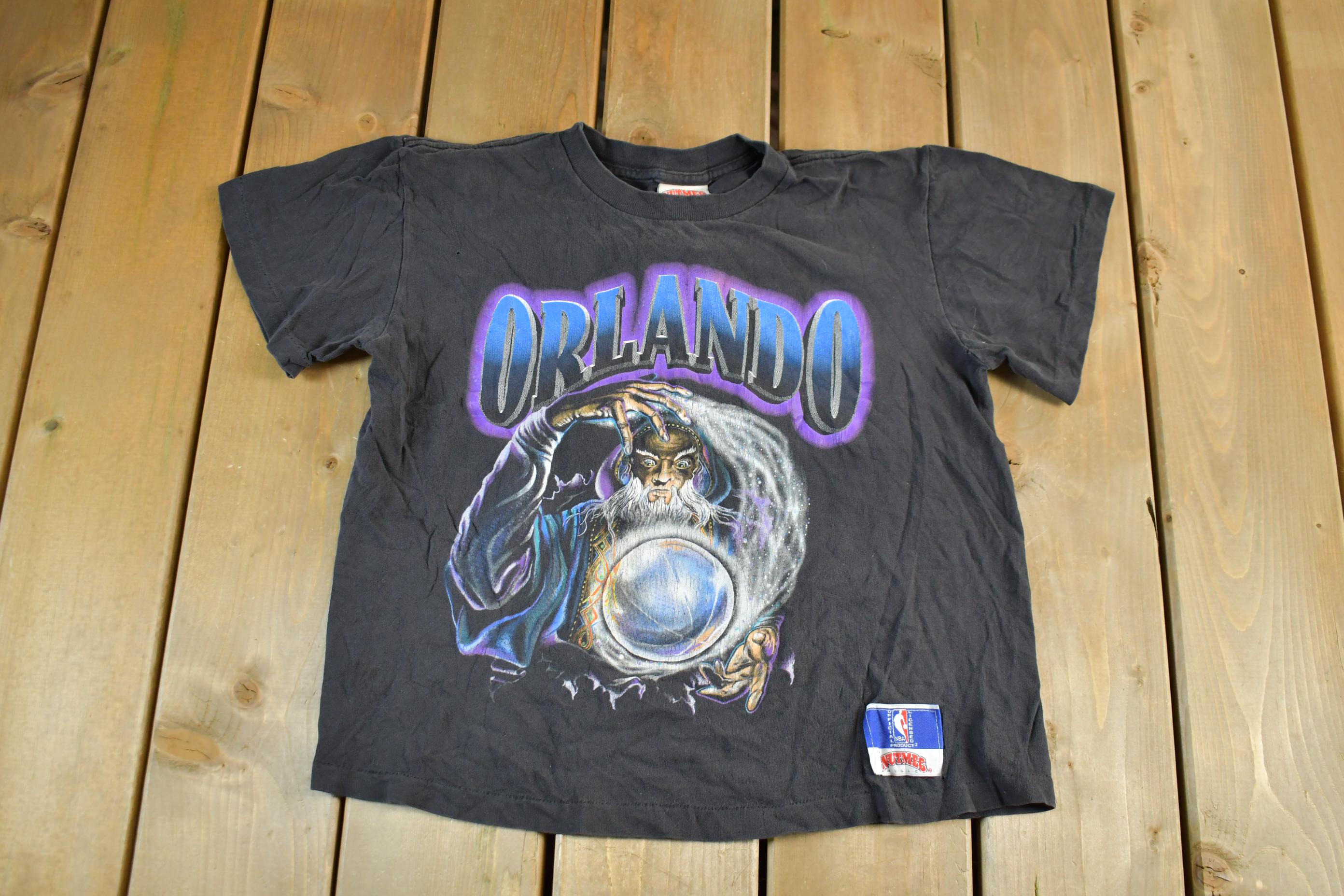 Vintage 1990s Orlando Magic Graphic T-Shirt Youth Medium