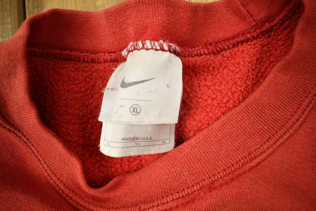 Vintage 1990s Nike Embroidered Mini Swoosh Crewneck Sweatshirt