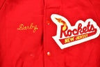 Vintage 1980s New Jersey Rockets Snap Button Windbreaker Jacket /
