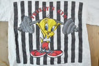 Vintage 1996 Warner Bros Tweetys Gym Disney Cartoon Promo T-Shirt