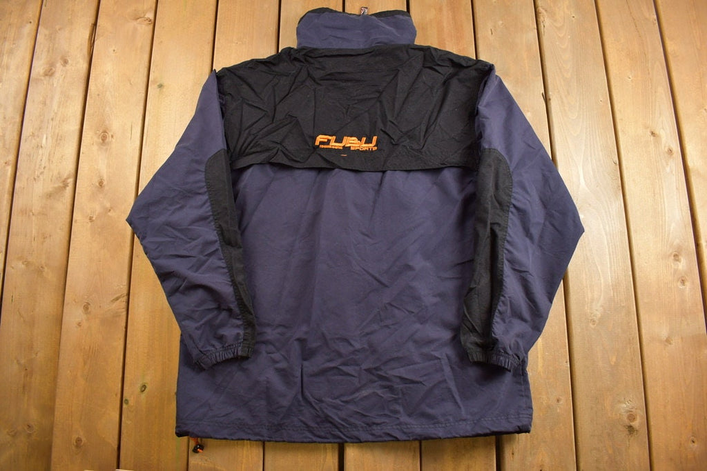 Vintage 1990s Fubu Extreme Sports Embroidered Windbreaker Jacket