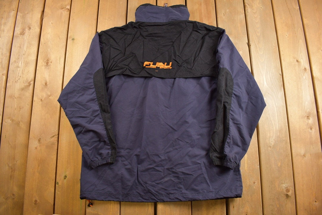 Vintage 1990s Fubu Extreme Sports Embroidered Windbreaker Jacket
