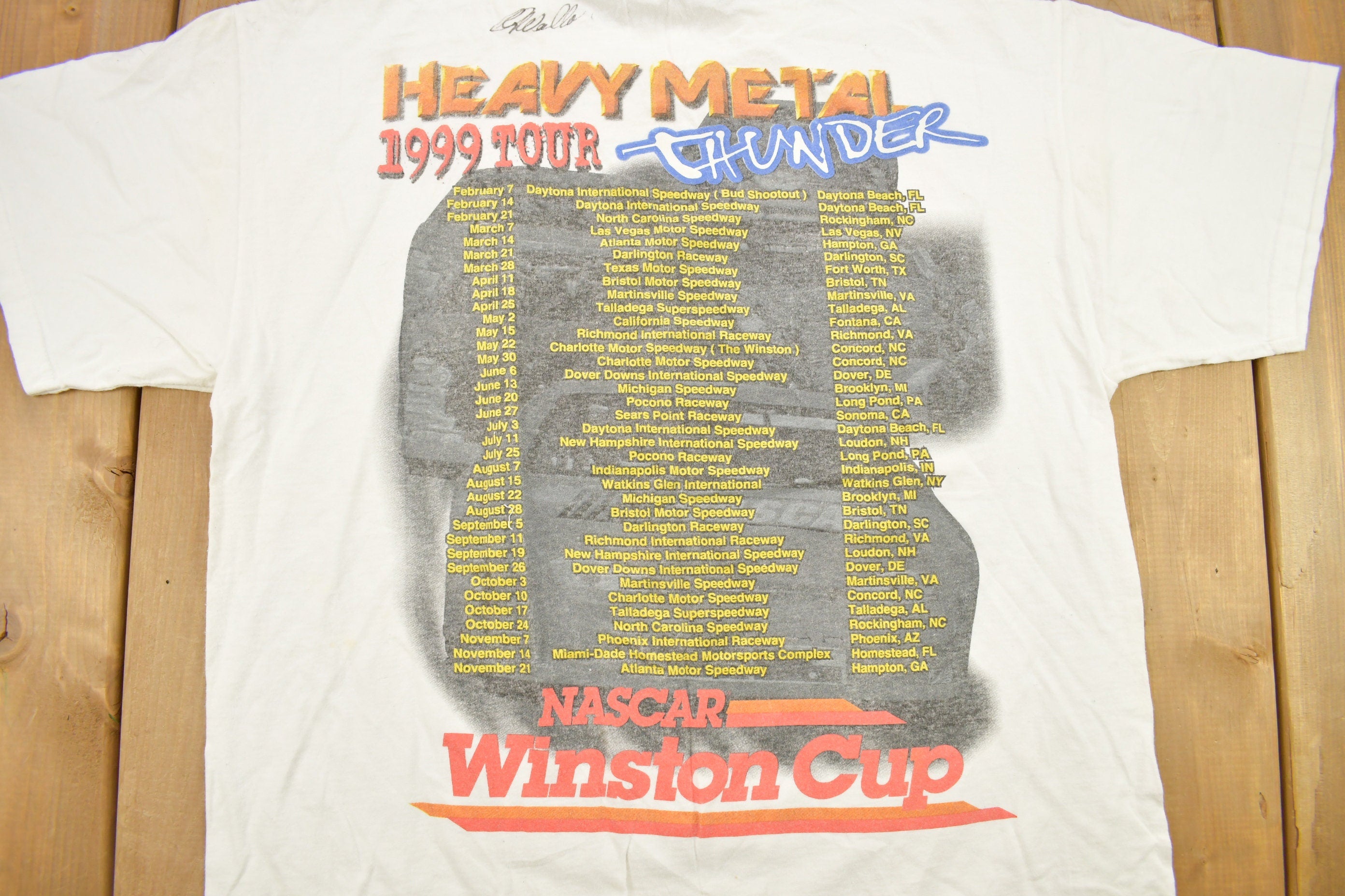 Vintage 1999 NASCAR Winston Cup Racing T-Shirt