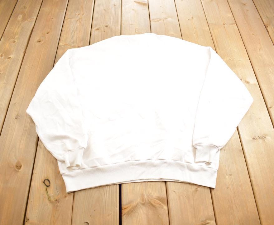 Vintage 1990s Morning Sun Bouquet Of Flowers Crewneck Sweatshirt Made In USA
