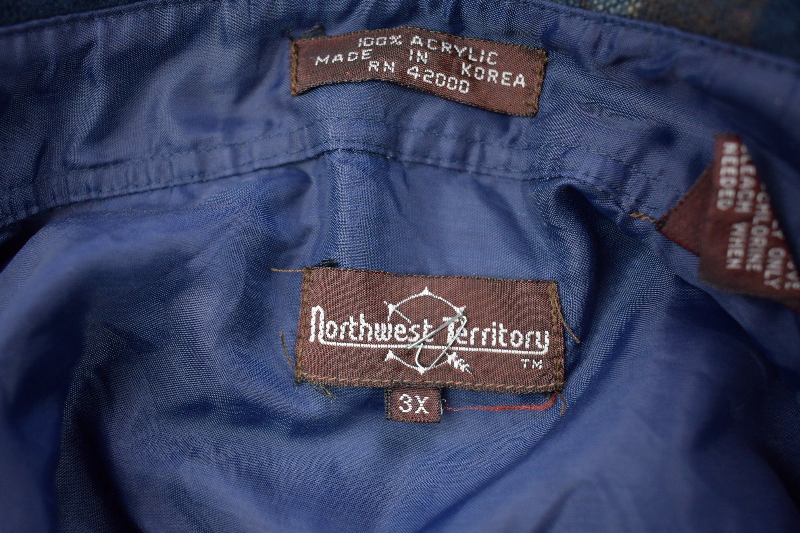 Vintage 1990s Plaid Flannel Button Up Shirt