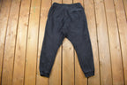 Vintage Y2K Nike Swoosh Black Dri-FIT Sweatpants Size M