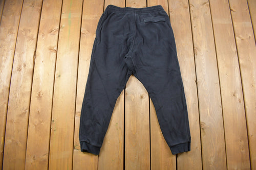 Vintage Y2K Nike Swoosh Black Dri-FIT Sweatpants Size M / Rare Nike Vintage / American Vintage / Streetwear Fashion / Athleisure