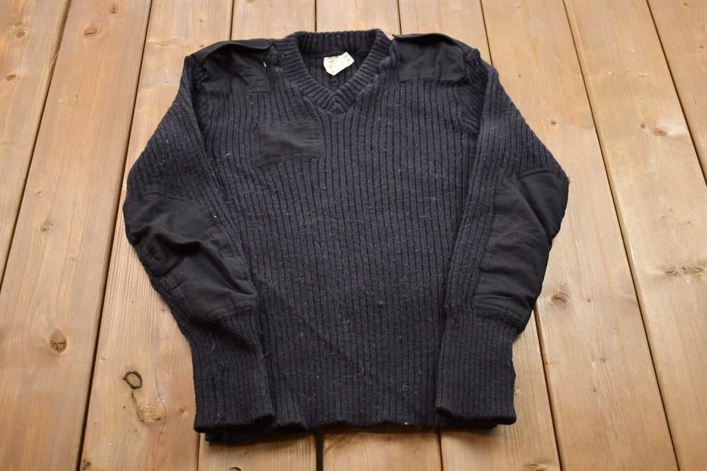Vintage 1990s Brigade Quartermasters 100% Wool Knit Sweater