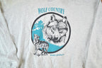 Vintage 1990s Wolf Country Souvenir Crewneck Sweatshirt Made In USA