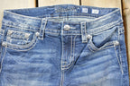 Vintage Y2K Miss Me Bedazzled Low Rise Jeans Size 28x30