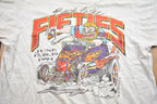 Vintage 1994 Back To The Fifties Crazy Hot Rod Driver Graphic T-Shirt