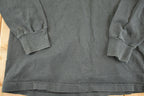 Vintage 1990s FOTL Streetwear Blank Mock Neck Shirt Men's M