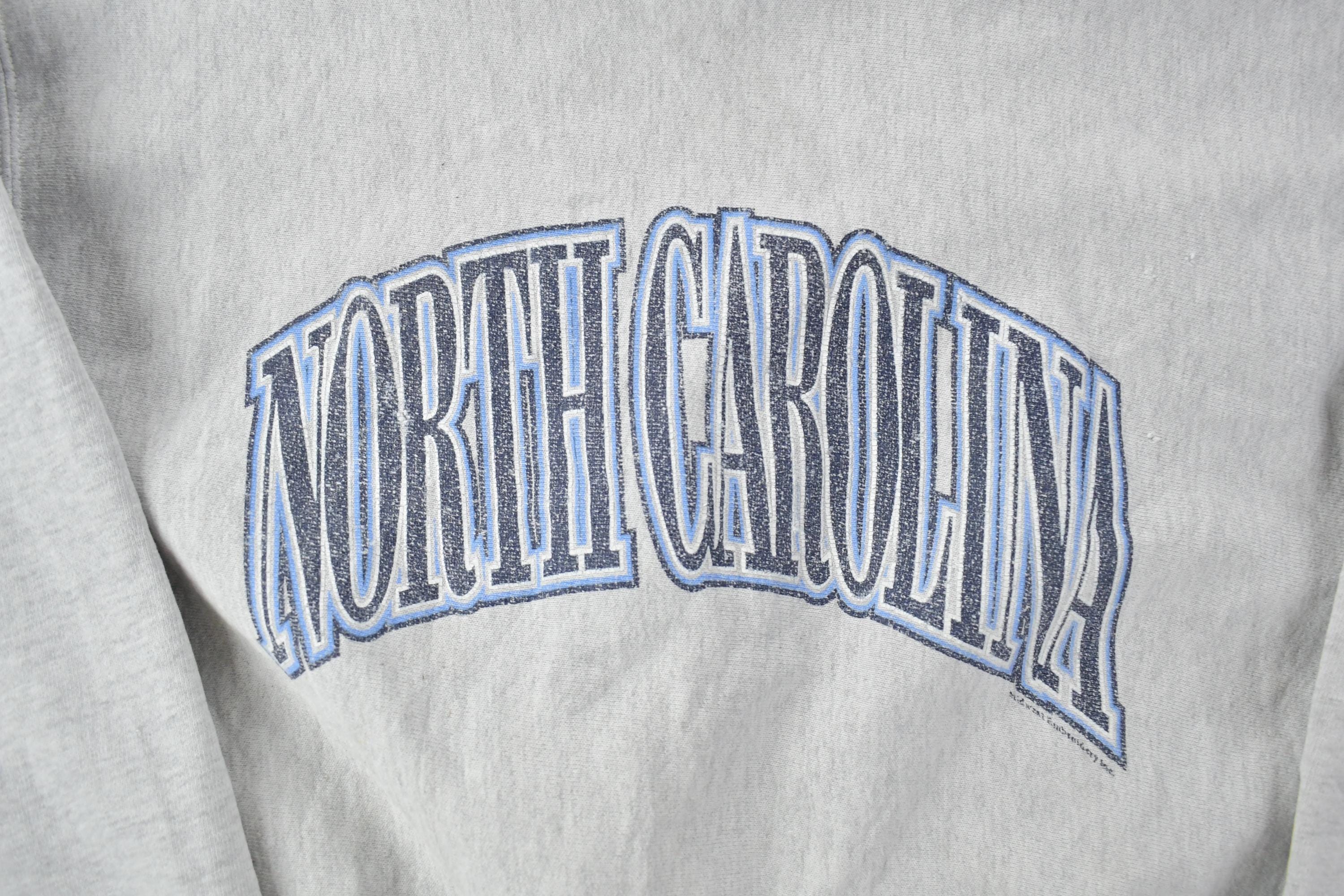 Vintage 1990s North Carolina Tar Heels Reverse Grain University Collegiate Crewneck