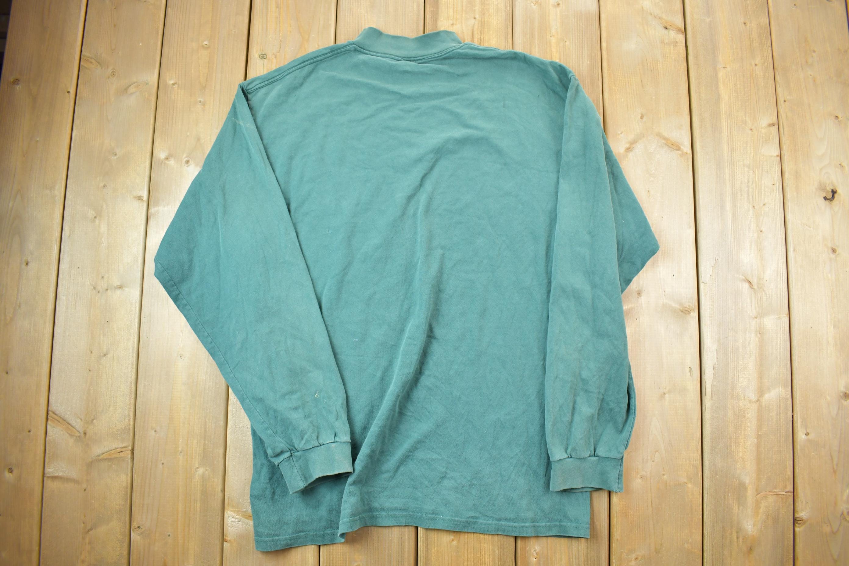 Vintage 1990s Nike Embroidered Mini Swoosh Crewneck Sweatshirt