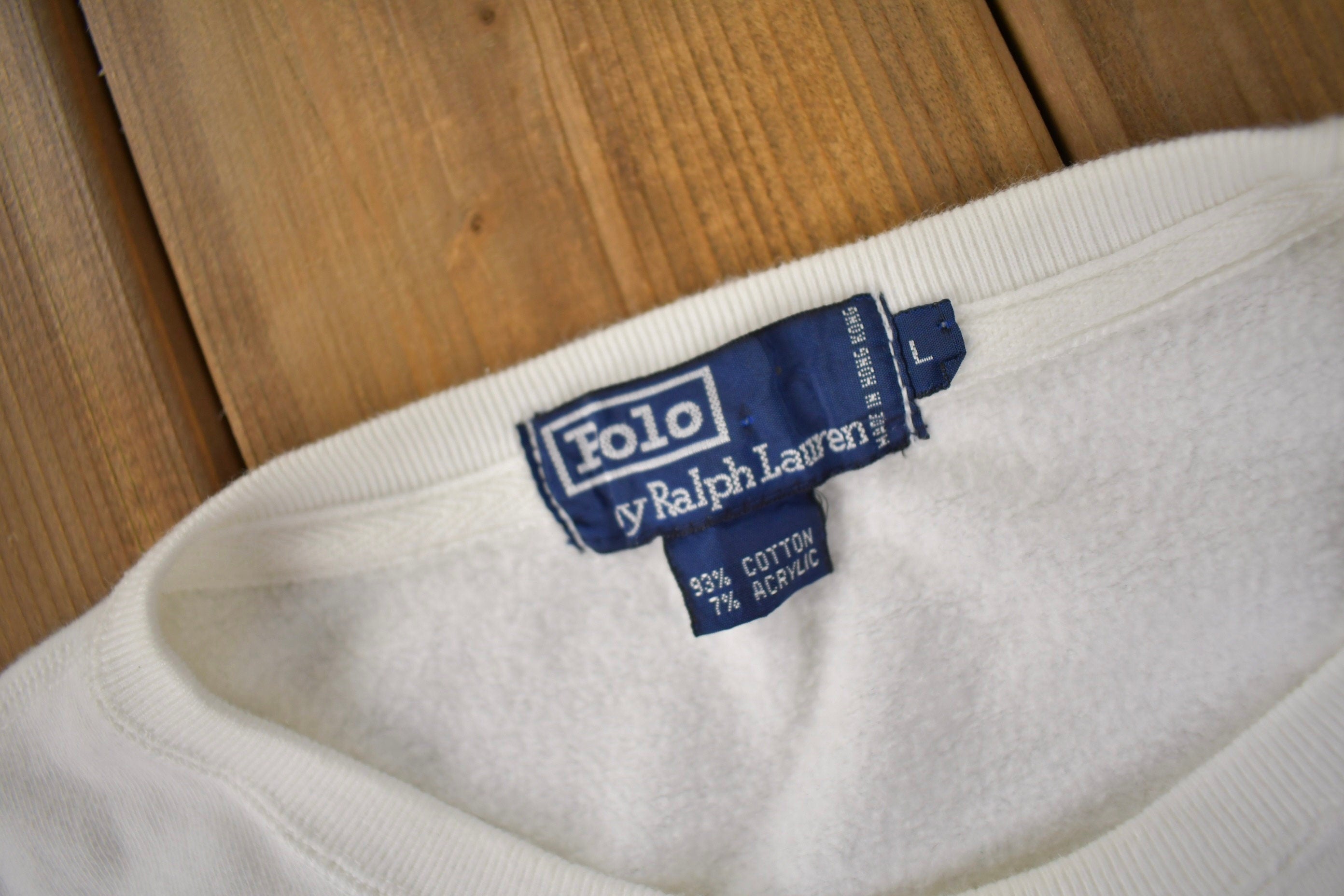 Vintage 1980s Polo Ralph Lauren Small Pony Crewneck Sweatshirt