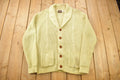 Vintage 1980s Gimbels Blank Acrylic Cardigan Sweater